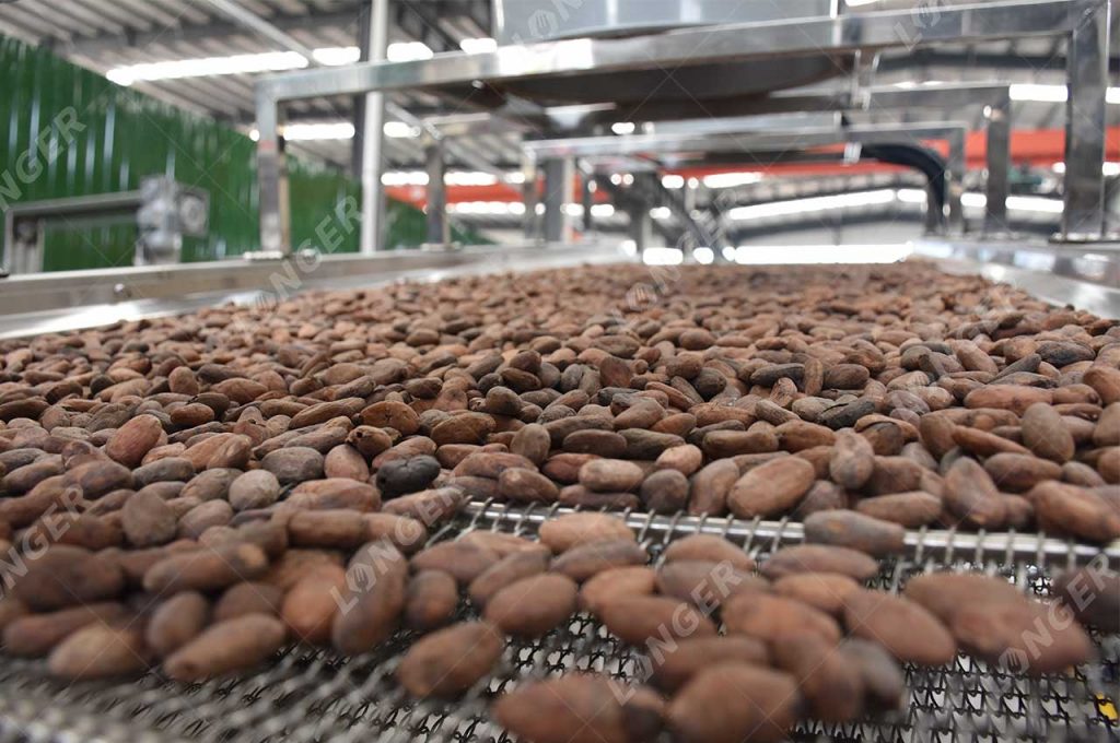 Process of Cooling Cocoa Beans