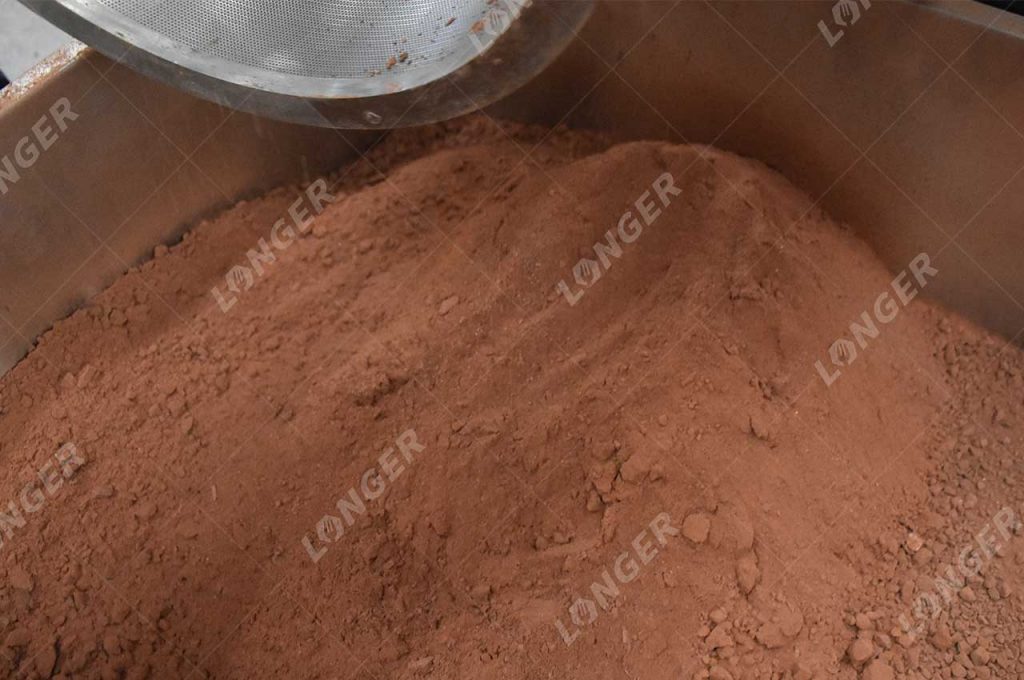 Grinding Cocoa Powder