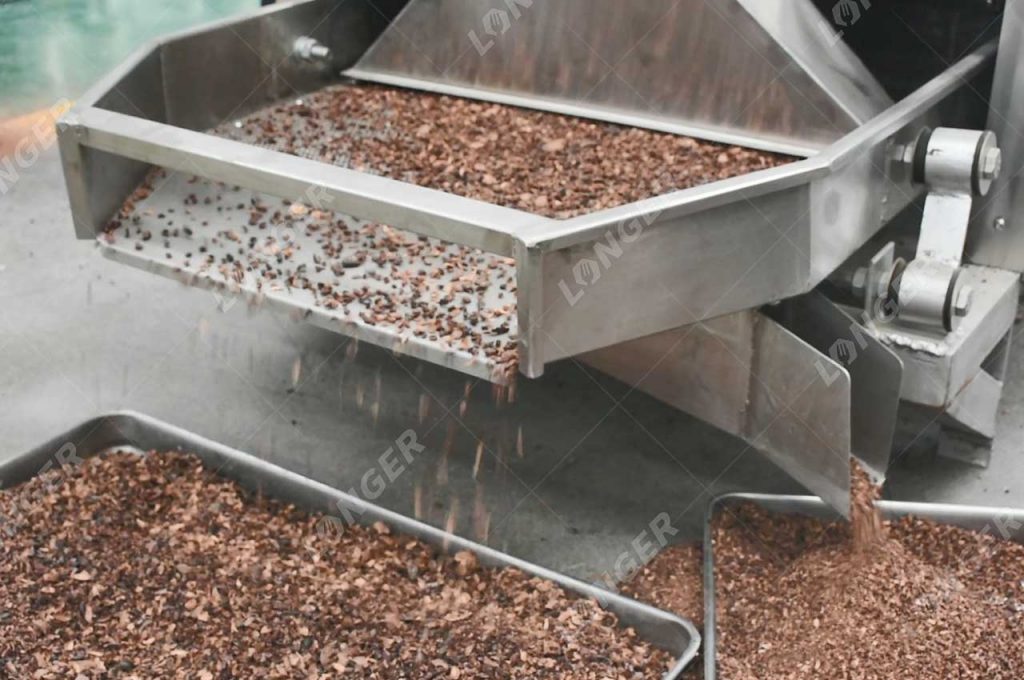 Cocoa Bean Peeling Process