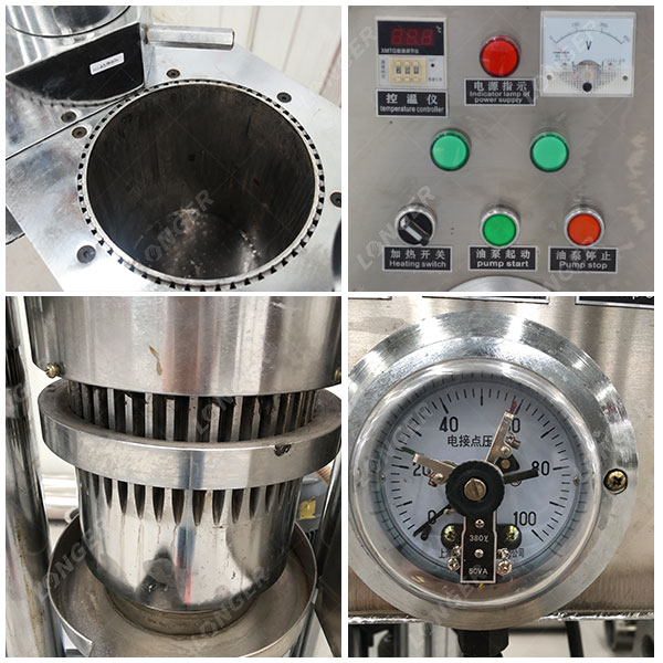 Hydraulic Cocoa Butter Press Machine Small Capacity