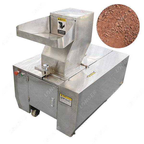 Stainless Steel Cocoa Cake Crusher Machine
