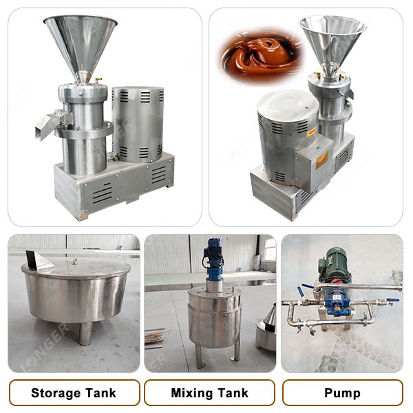 Cocoa Nibs Grinding Machine Colloid Mill