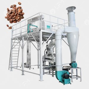 Cocoa Bean Destoner Machine With Fan
