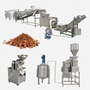 Full Set Cocoa Powder Processing Machine