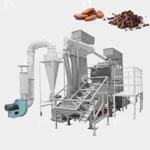 Sistema de aventado de cacao