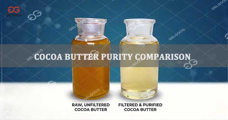 cocoa butter purity comparison