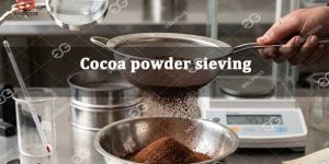 Cocoa-powder-sieving